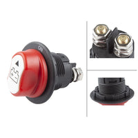 24V Battery Disconnect Switch 100A for Boats/RVs/ATVs/Vehicle Power Control