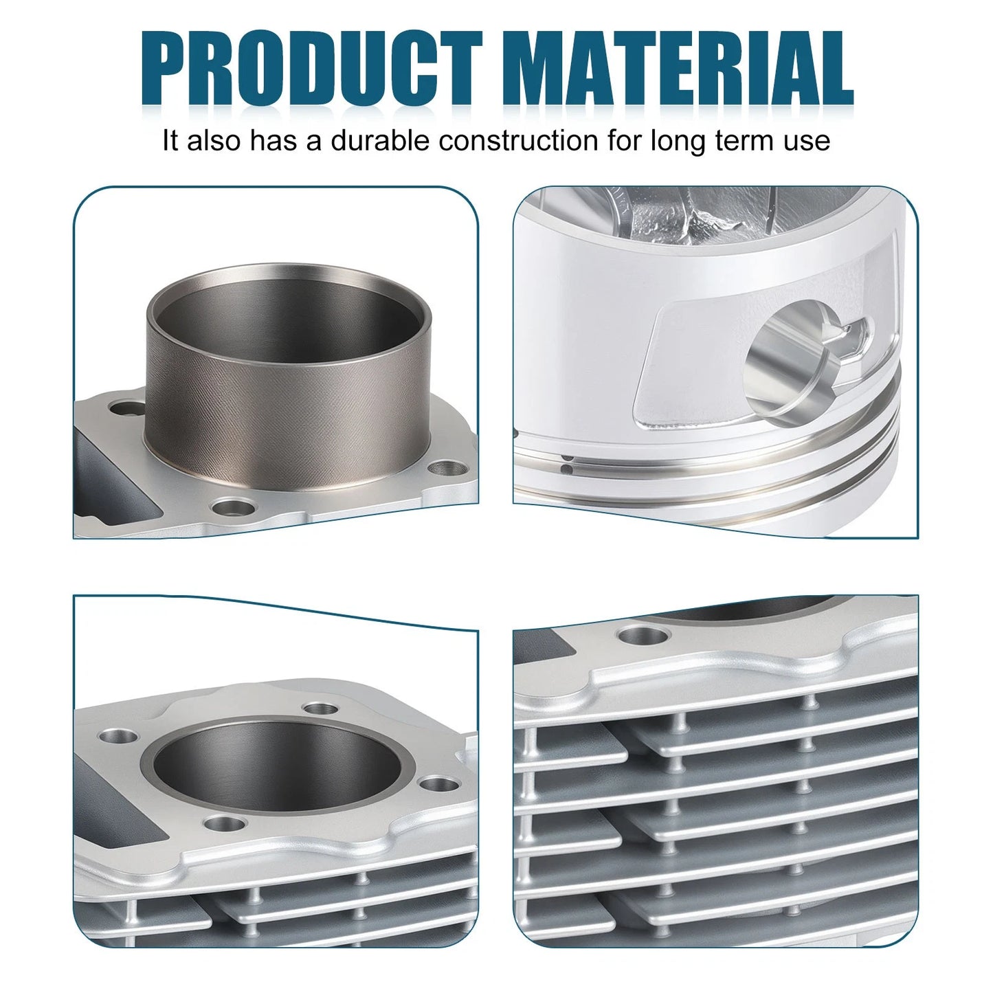 63mm Cylinder Piston Gasket Kit for Honda XR200/XR200R/XL200R (80-02)