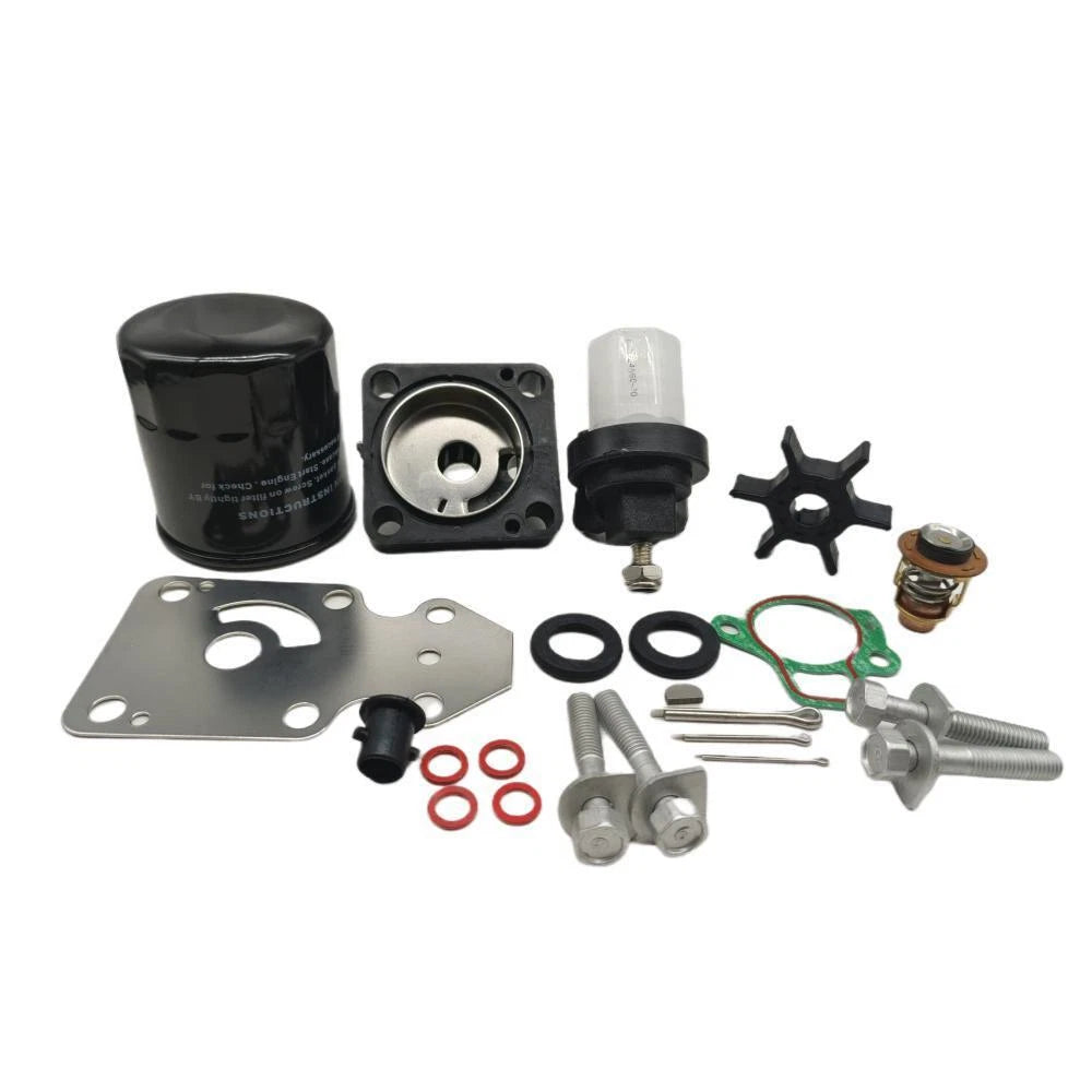 Yamaha Outboard Maintenance Kit 9.9/15HP for F9.9C F15A w/Thermostat & Fuel Filter