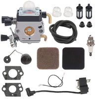 Carburetor Kit for STIHL FS38/FS45/FS46/FS55/FS85, KM55, Air Filter, Ignition Coil