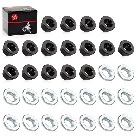 Wheel Lug Nuts Washers Kit for Yamaha Banshee 350