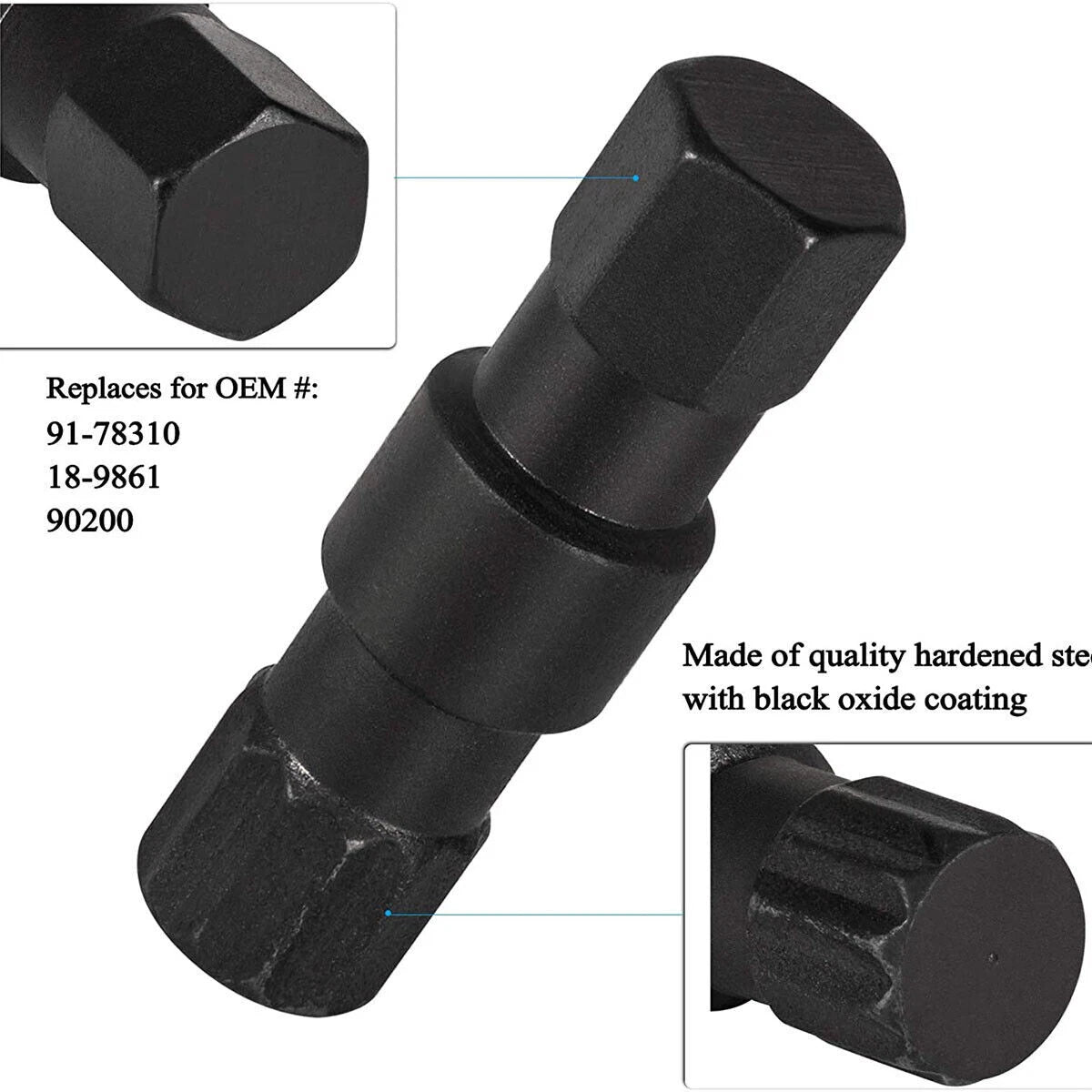 MerCruiser Bravo Alpha Gimbal Transom Hinge Pin Pivot Tool 12pt