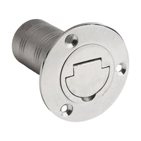 Polished Keyless Fuel Tank Cap in Stainless Steel for Boats 12 Inches