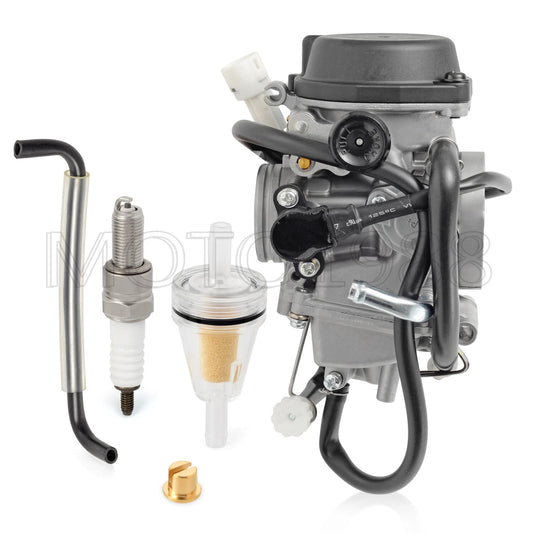 Carburetor with Fuel Filter & Spark Plug for Suzuki DR-Z400SM (2005-2018)