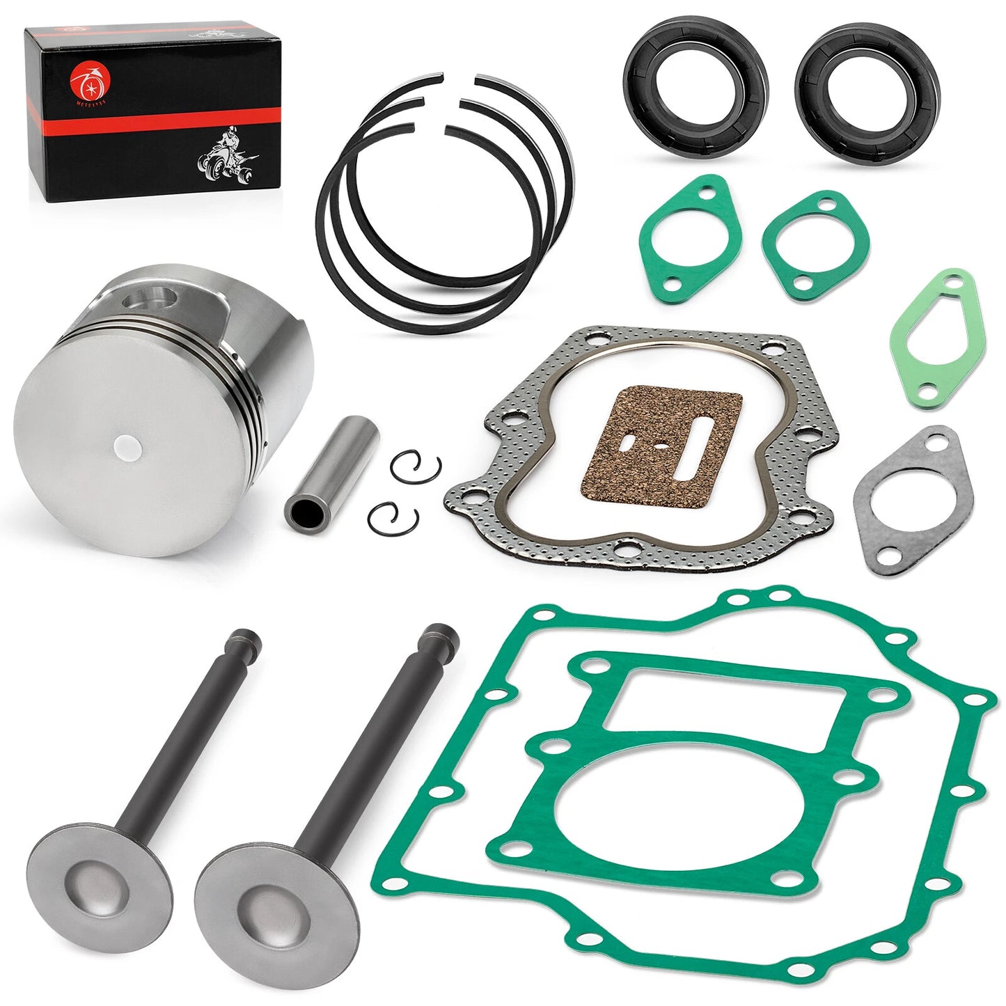 Piston Gasket Kit for Club Car Gas Golf Cart 341cc Engine 1986-1991