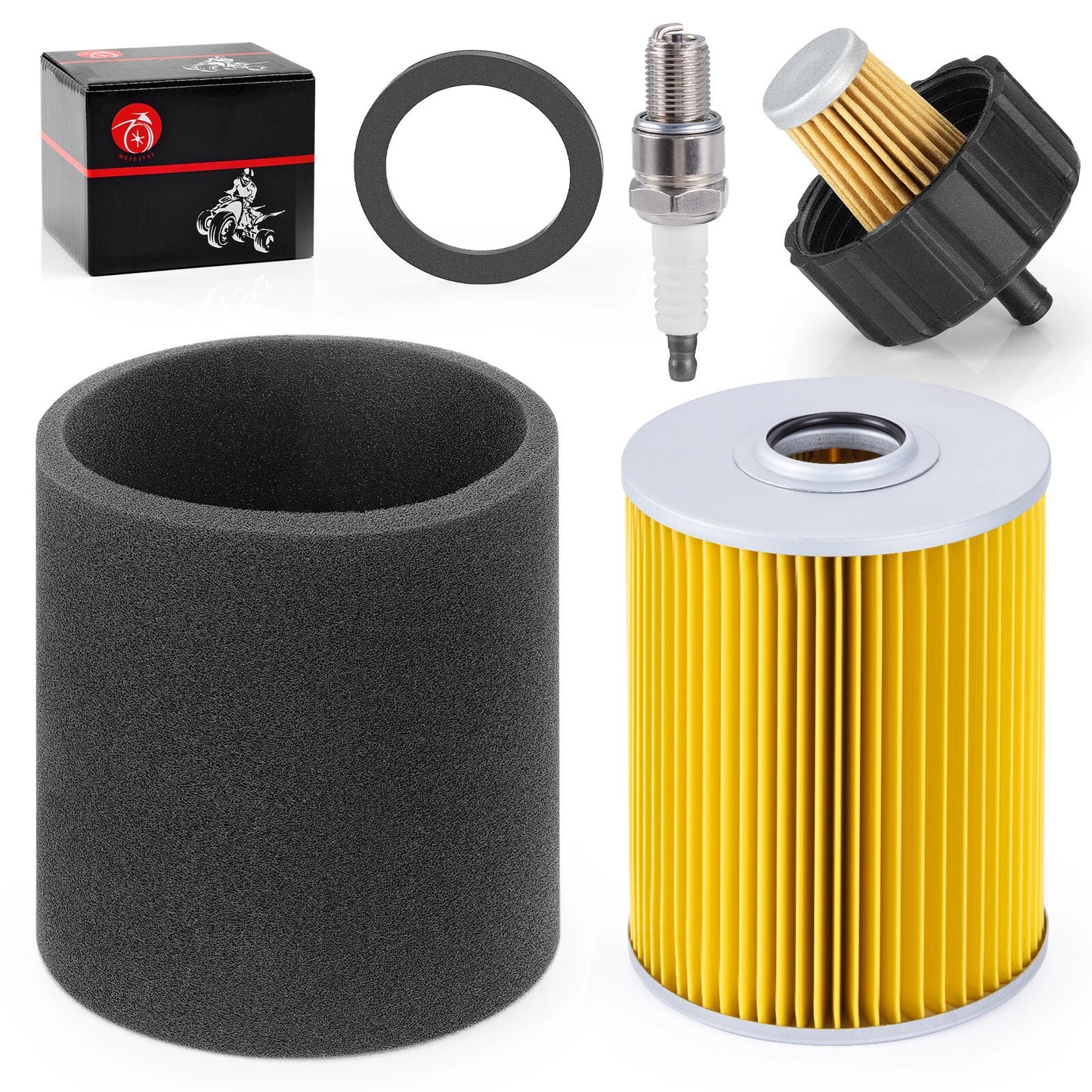 Golf Cart Tune Up Kit for Yamaha G2/G5/G8/G9/G11, Air/Fuel Filters, Spark Plug