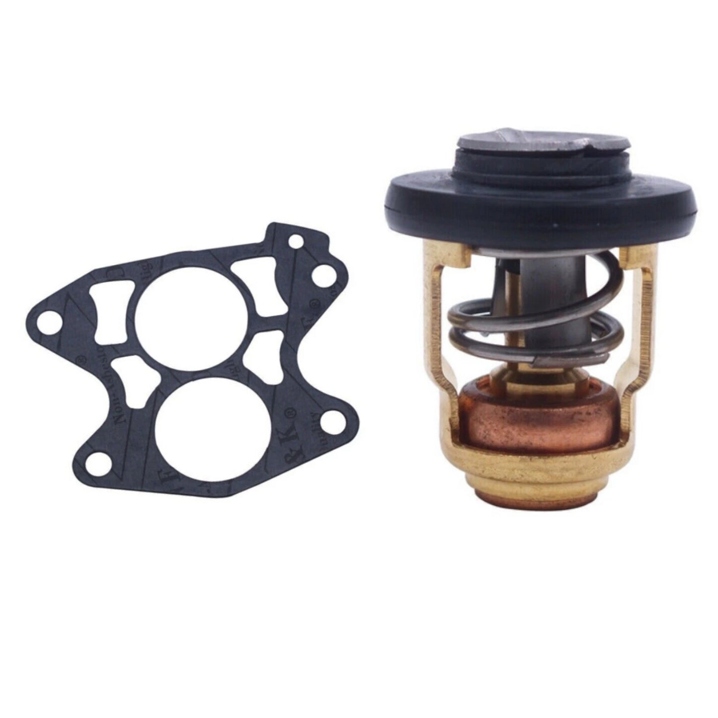 Thermostat w/Housing Gasket for Yamaha 9.9/15F Outboard