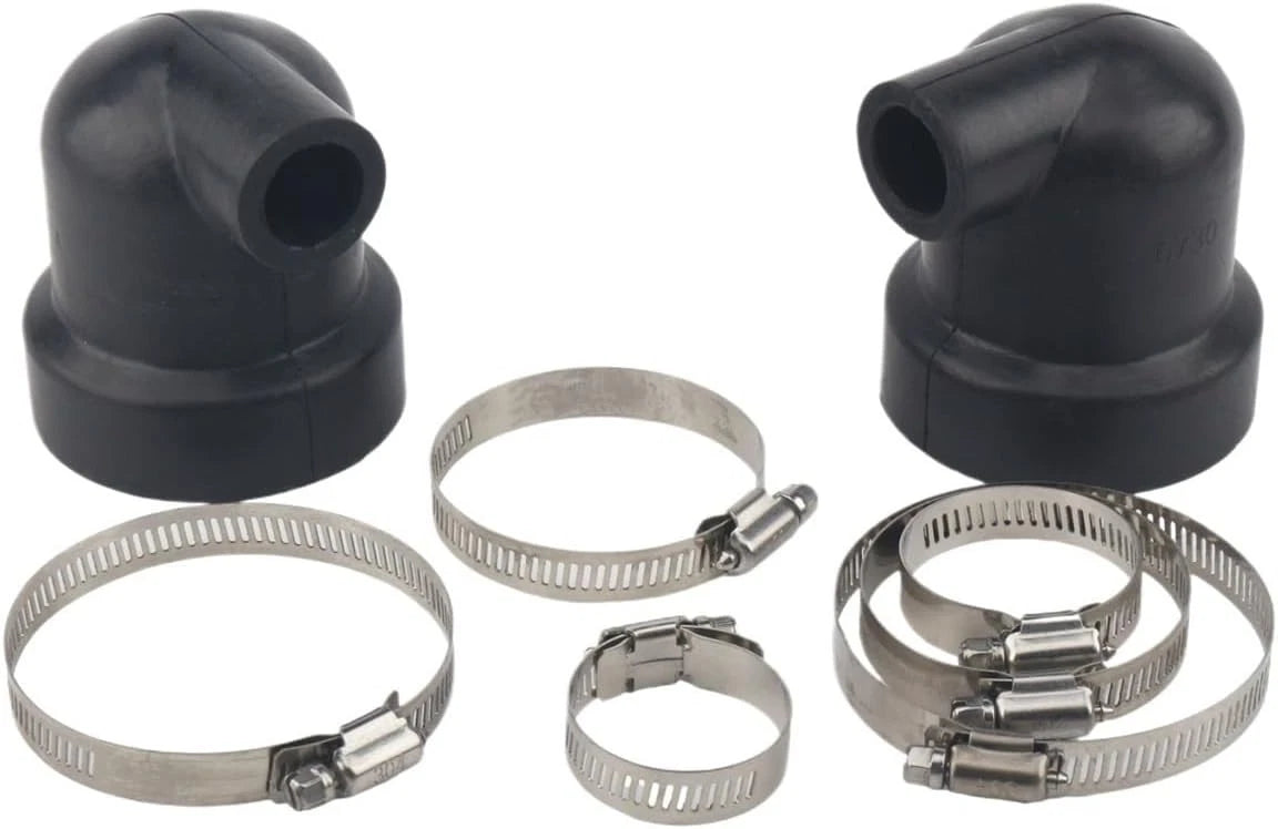 2Pcs Heat Exchanger End Cap for Volvo Penta MD2010/MD2020/MD2030 Motors