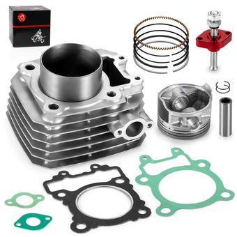 compare product Kawasaki Bayou Cylinder Jug Top End Rebuild Gasket Piston Ring Set