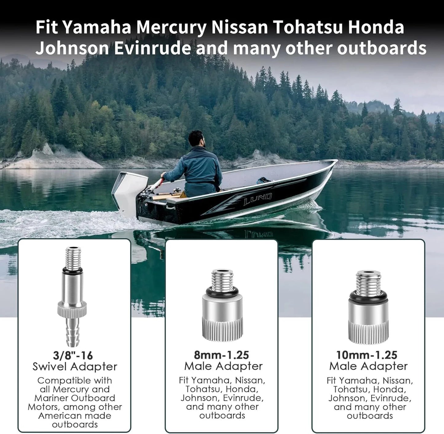 Marine Lower Unit Gear Oil Change Pump & Drain Screw for Outboard/Sterndrive