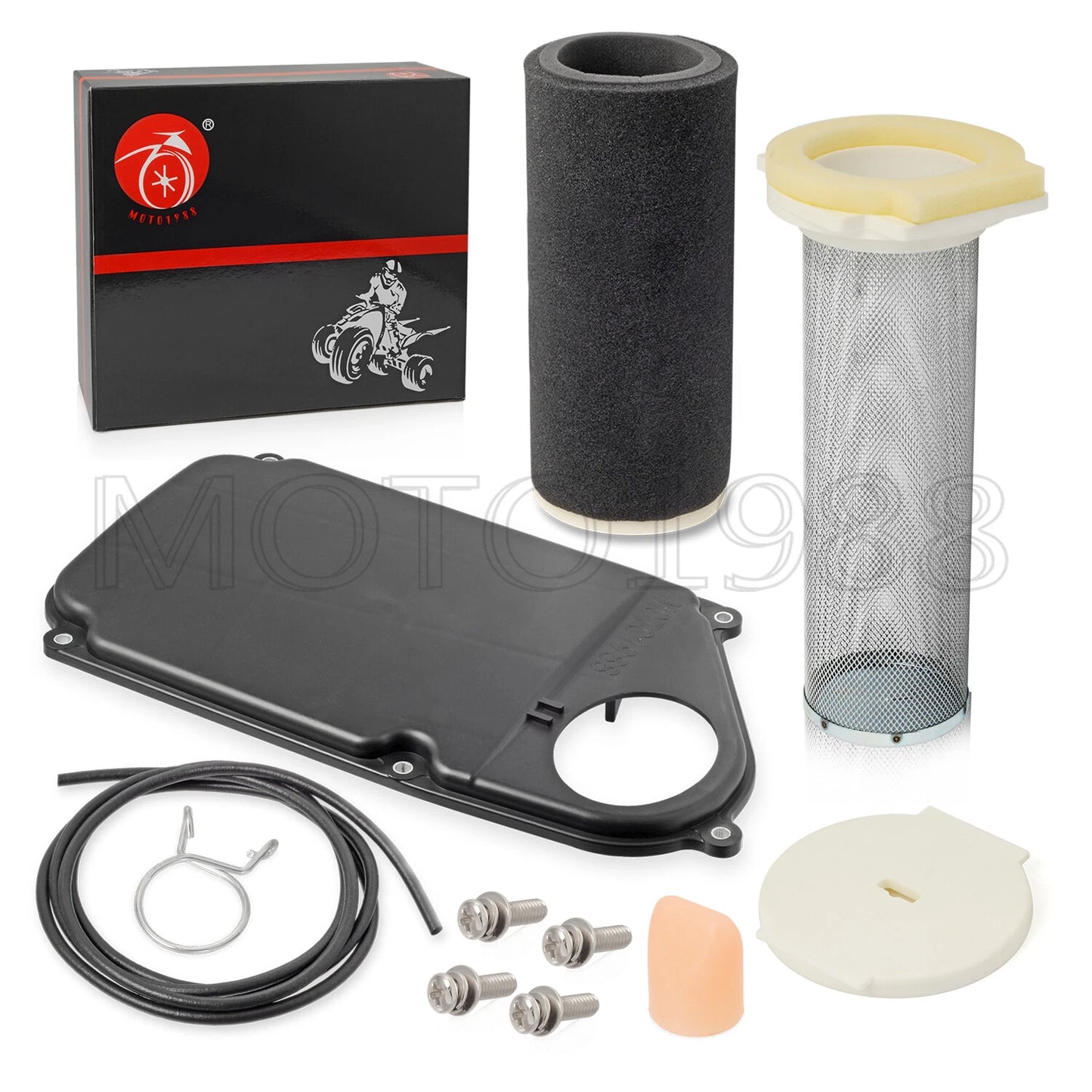 Air Filter Box Lid Cap & GUIDE Seal for YAMAHA Warrior/Wolverine 350/Grizzly 600