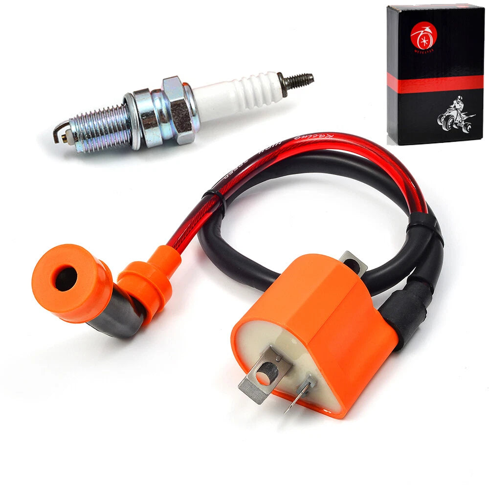 Ignition Coil & Spark Plug Kit for Yamaha Raptor YFM350R/Warrior YFM350X