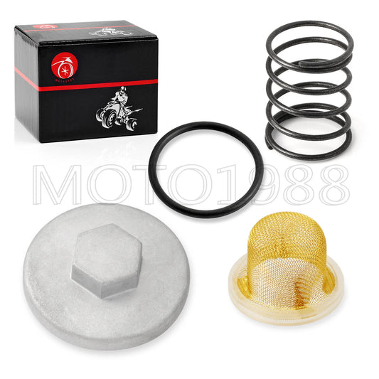 Oil Drain Plug & Strainer Spring for Yamaha YFM200/YTM225 (1983-1985)