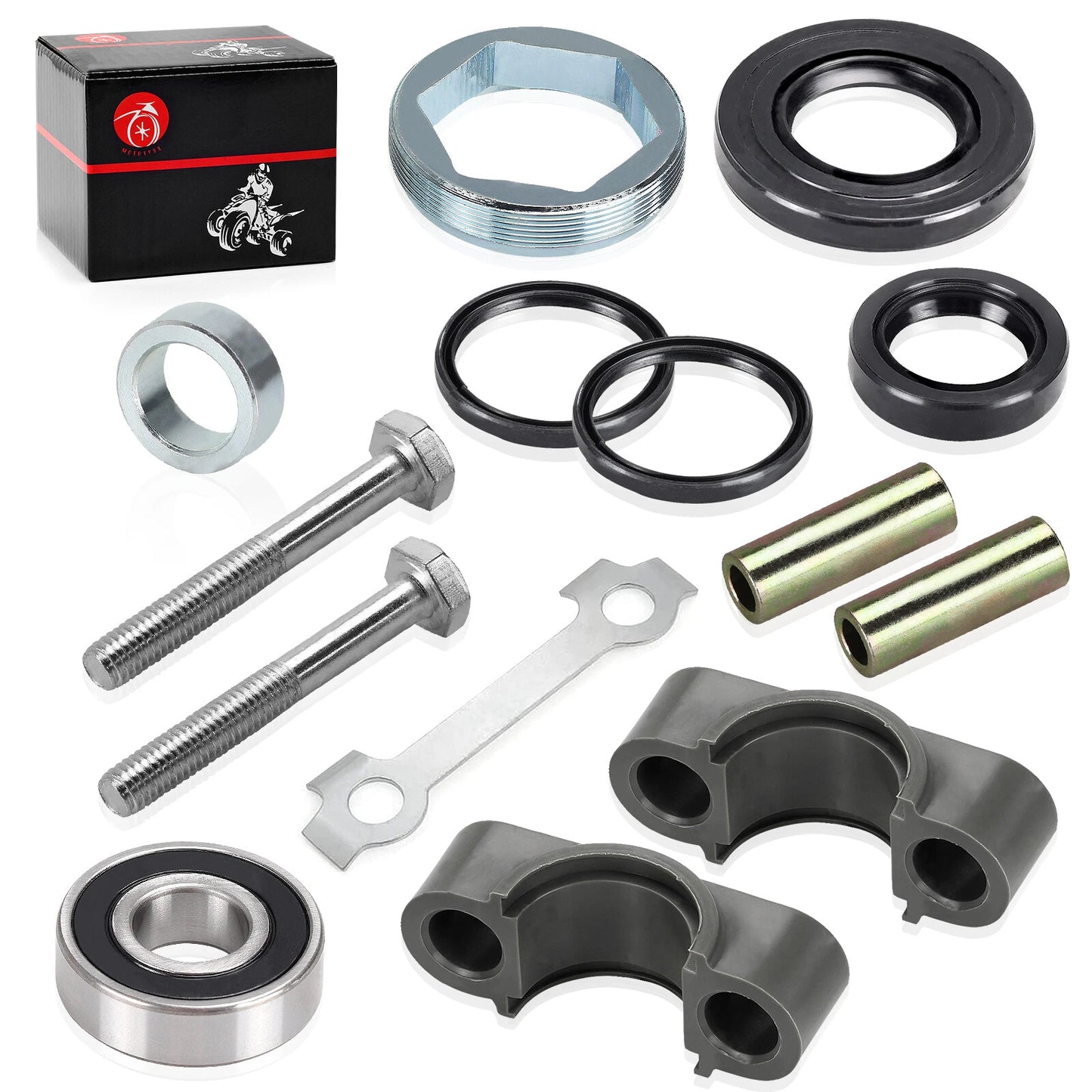 Bushing Bolt Bearing Seal Holder Nut Kit for Yamaha Warrior 350 YFM350 (1987-2004)