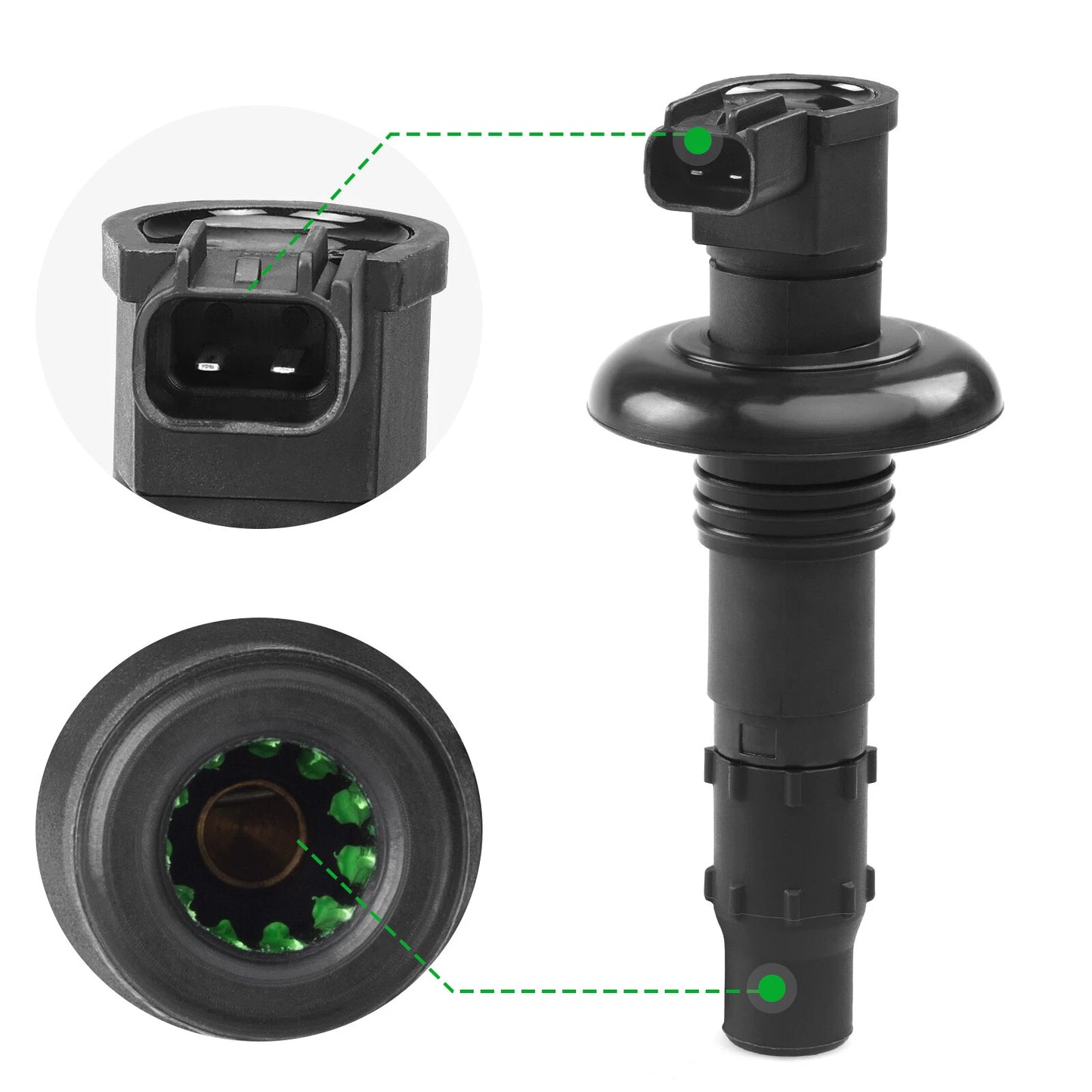 Ignition Coil & Spark Plugs for Sea-Doo RXT/RXP/GTX/GTR 155/215/255/260