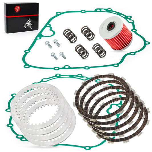 Clutch Friction Plates w/Gasket Kit for Kawasaki Bayou 300 KLF300C 1989-2005