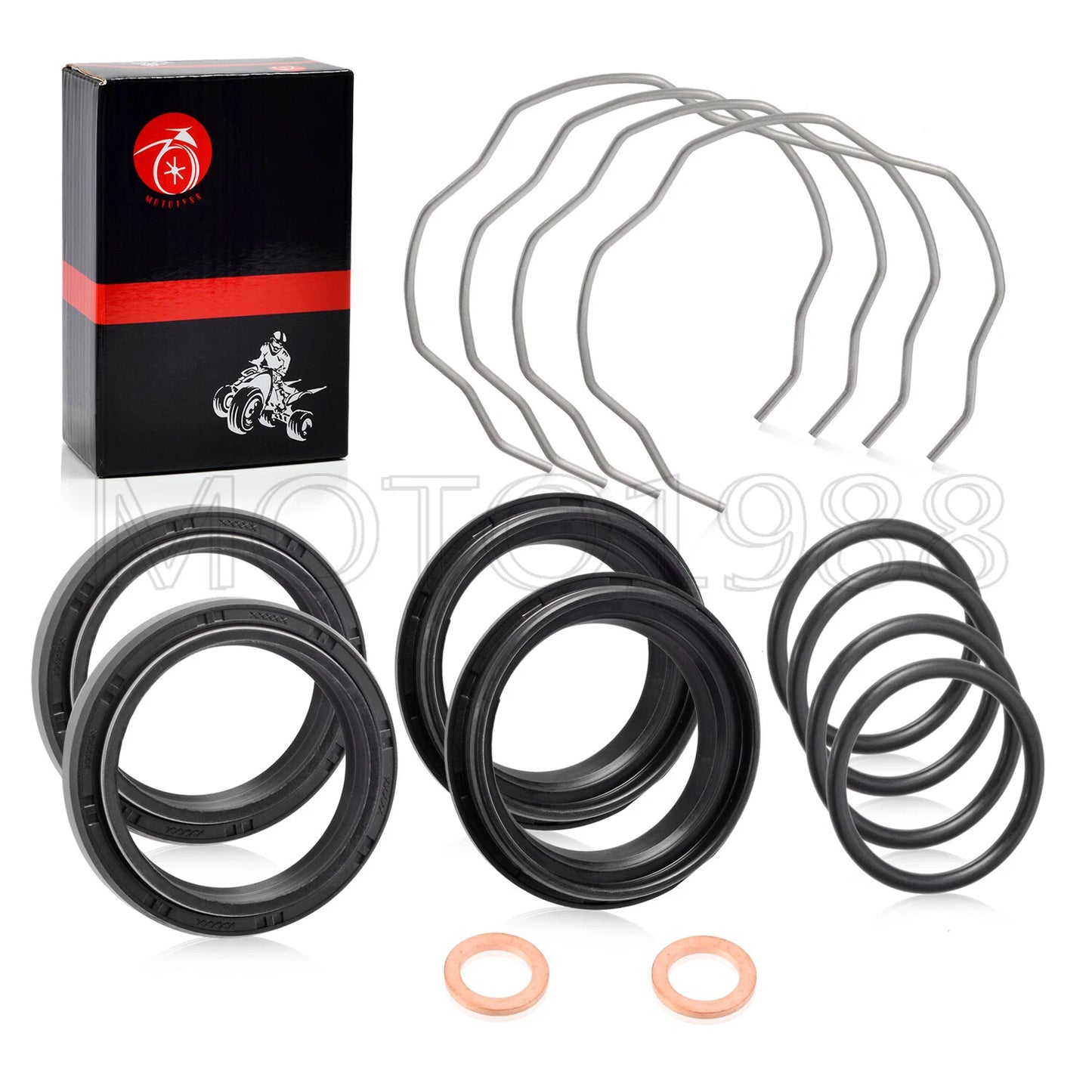 Yamaha Fork Dust Oil Seal Kit for XVS650/950/1100/1300, MT07, FZ07, XSR700