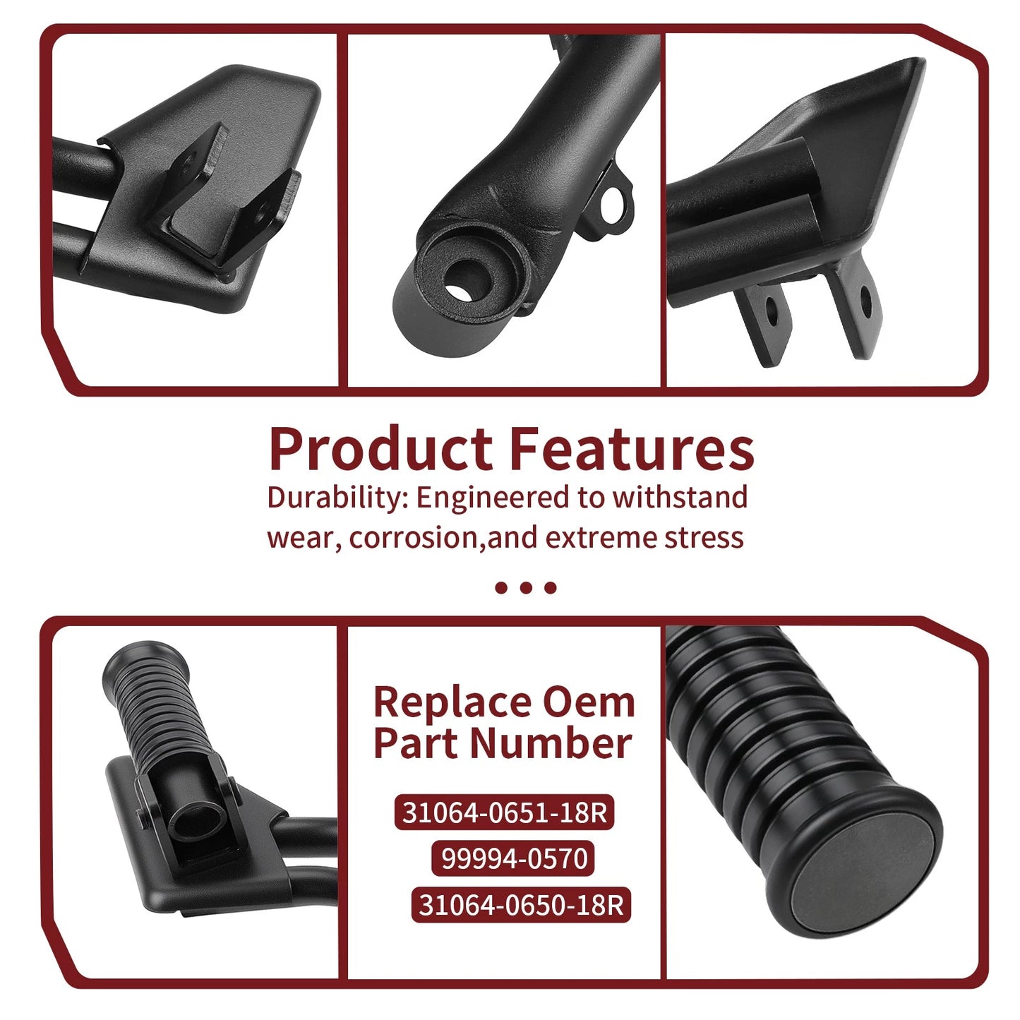 Passenger Footpeg Assemblies for Kawasaki Vulcan S 650 ABS (2015-2023)