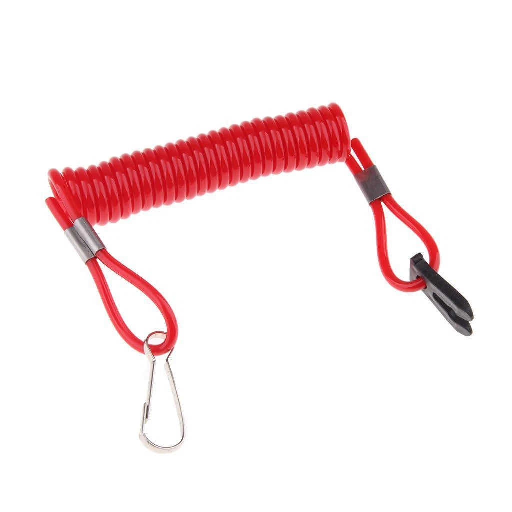 3pcs Marine Boat Outboard Stop Safety Kill Switch Tether for Suzuki 10cm