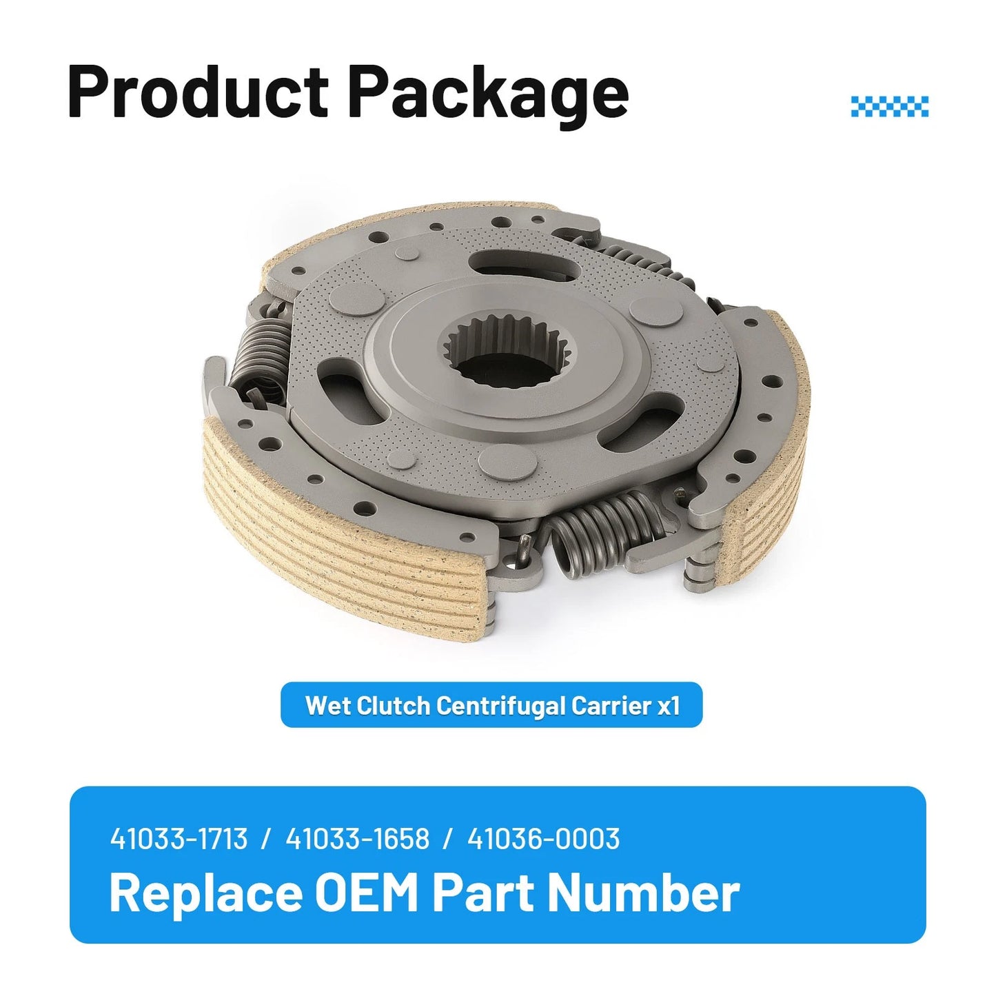 WET Clutch Centrifugal Carrier for Kawasaki Bayou KLF220 88-22 / KLF250 03-11