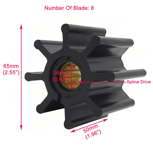 Sea Water Pump Impeller Kit for Johnson/Caterpillar/Vetus (HP)