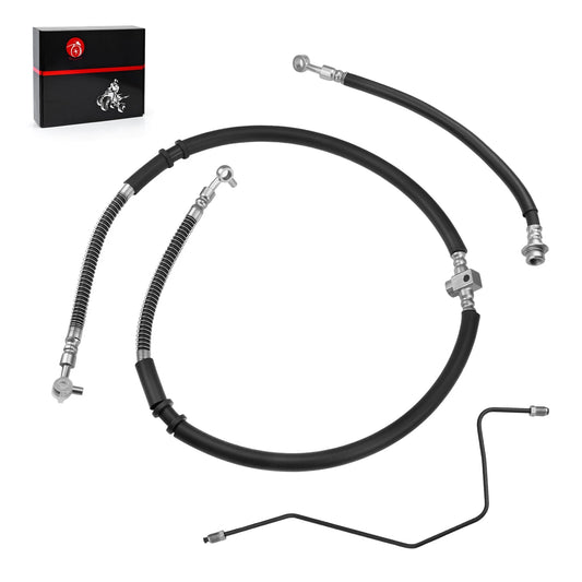 Front Brake Hose Line & Pipe Kit for Yamaha Raptor 700/700R (2006-2024)