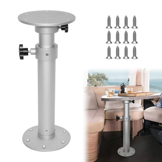 Adjustable Boat Table Pedestal Leg Aluminum Stand for All Models with Hardware