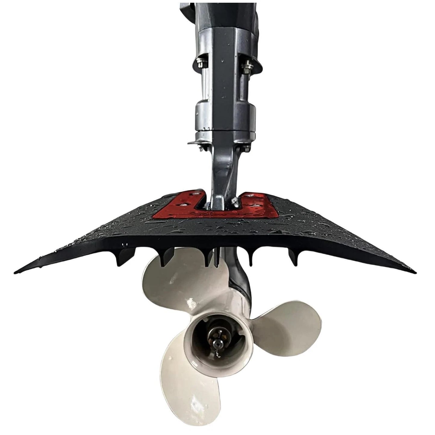 HydroFoil Stabilizer for Outboard 8-40HP Lower Unit Boat Red