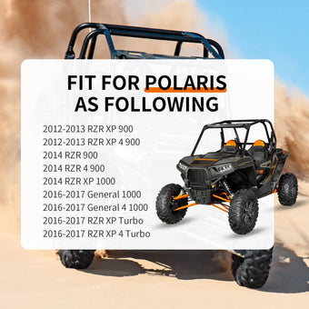 compare product Front Rear Prop Shaft Bearing Carrier & U-joint Kit for Polaris RZR 900 XP 4