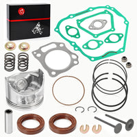 Engine Top End Rebuild Kit STD Piston Valve Gasket for YAMAHA YDRA Golf Cart