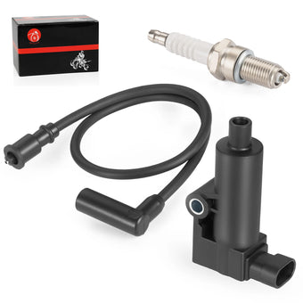 compare product Ignition Coil & Spark Plug + Wire Cap for MTD Cub Cadet Challenger 500 UTV