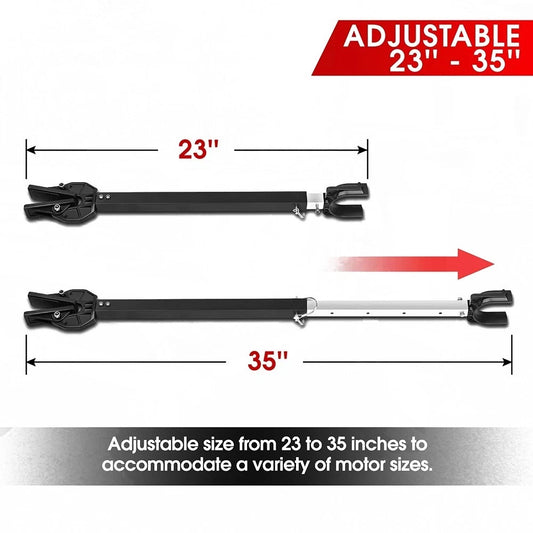 Boat Transom Saver Adjustable Motor Support for Trailers 23-35"