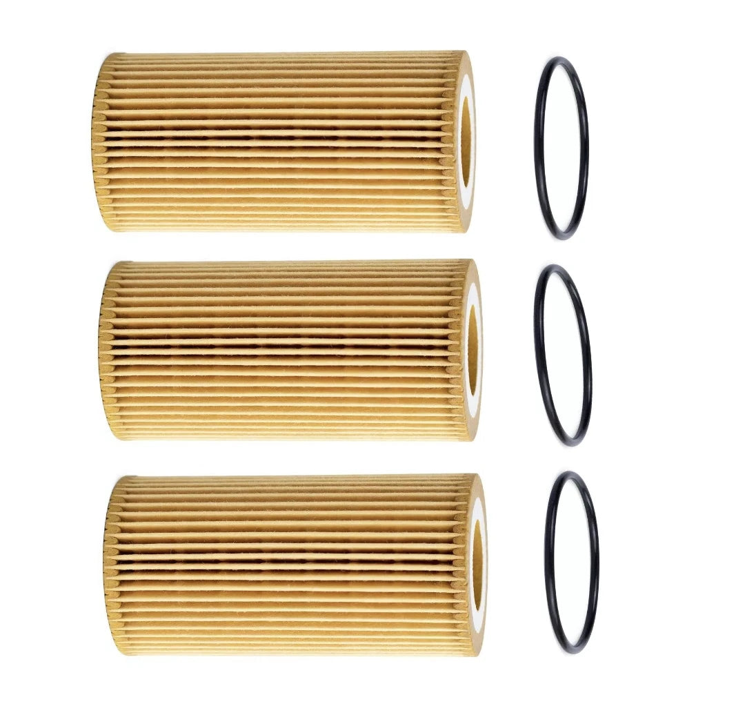 Engine Oil Filters for Volvo C30/C70/S40/S60/V50/V60/XC60/XC70 Set of 3