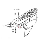 Flanged Nylock Nut for Mercruiser Alpha I Gen II Lower Unit