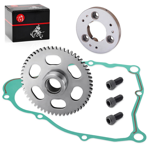 One Way Bearing Starter Clutch Gear w/ Gasket for Yamaha Tri-Moto 225 (1983-1986)