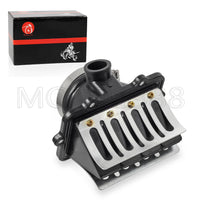 Carb Flange Intake Socket w/ Reed Valve for Ski-Doo Grand Touring/Formula