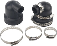 2Pcs Heat Exchanger End Cap for Volvo Penta MD2010/MD2020/MD2030 Motors