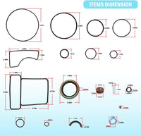 Upper Seal Kit for Mercruiser Bravo I/II/III/X/XR/XZ (26-16709A2)