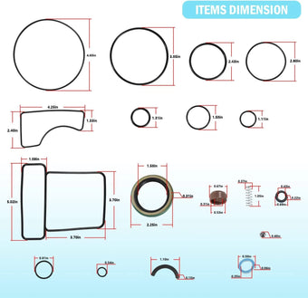 compare product Upper Seal Kit for Mercruiser Bravo I/II/III/X/XR/XZ (26-16709A2)