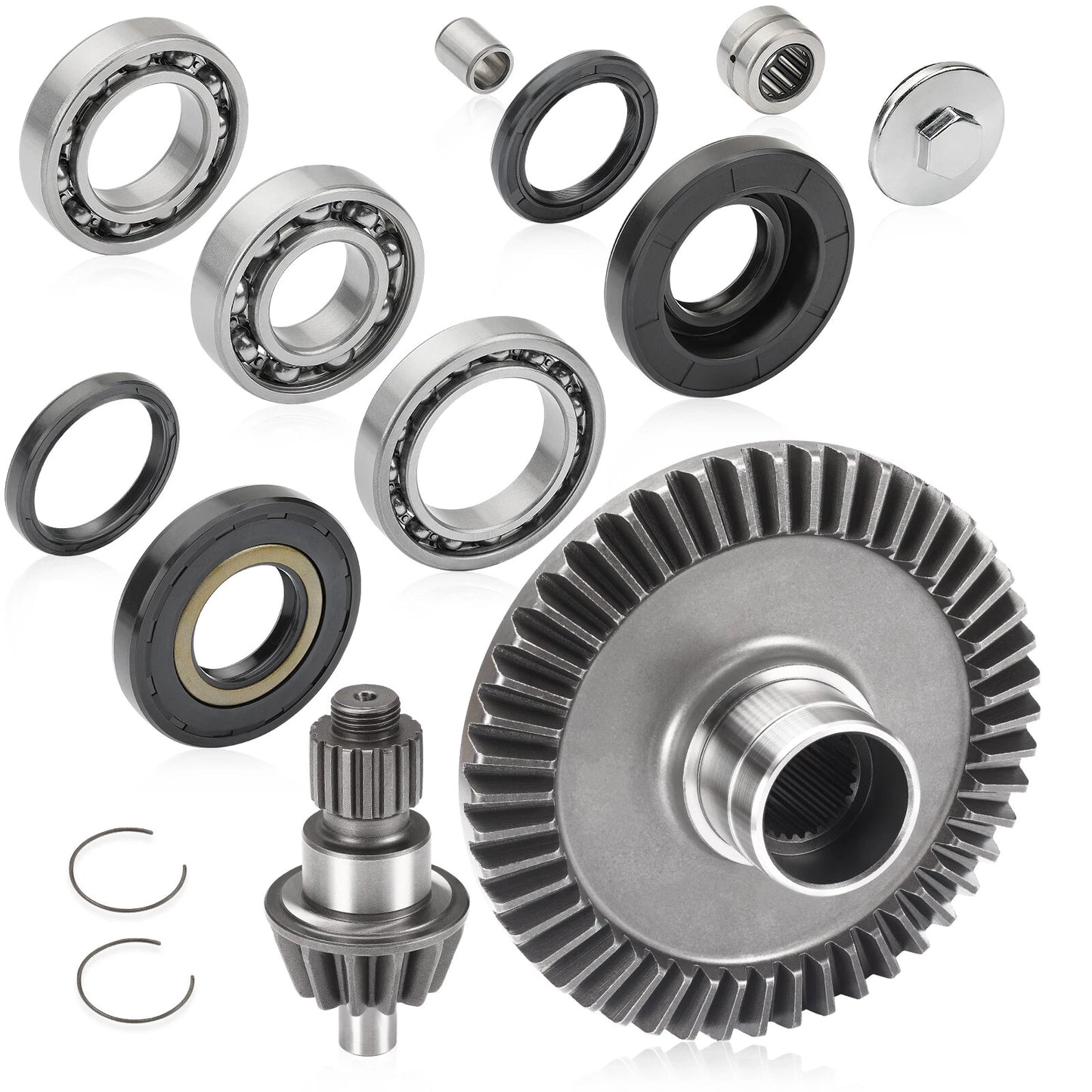 Rear Diff. Ring & Pinion Gear Bearings Kit for Honda Rancher TRX 350 FE/FM/TE/TM