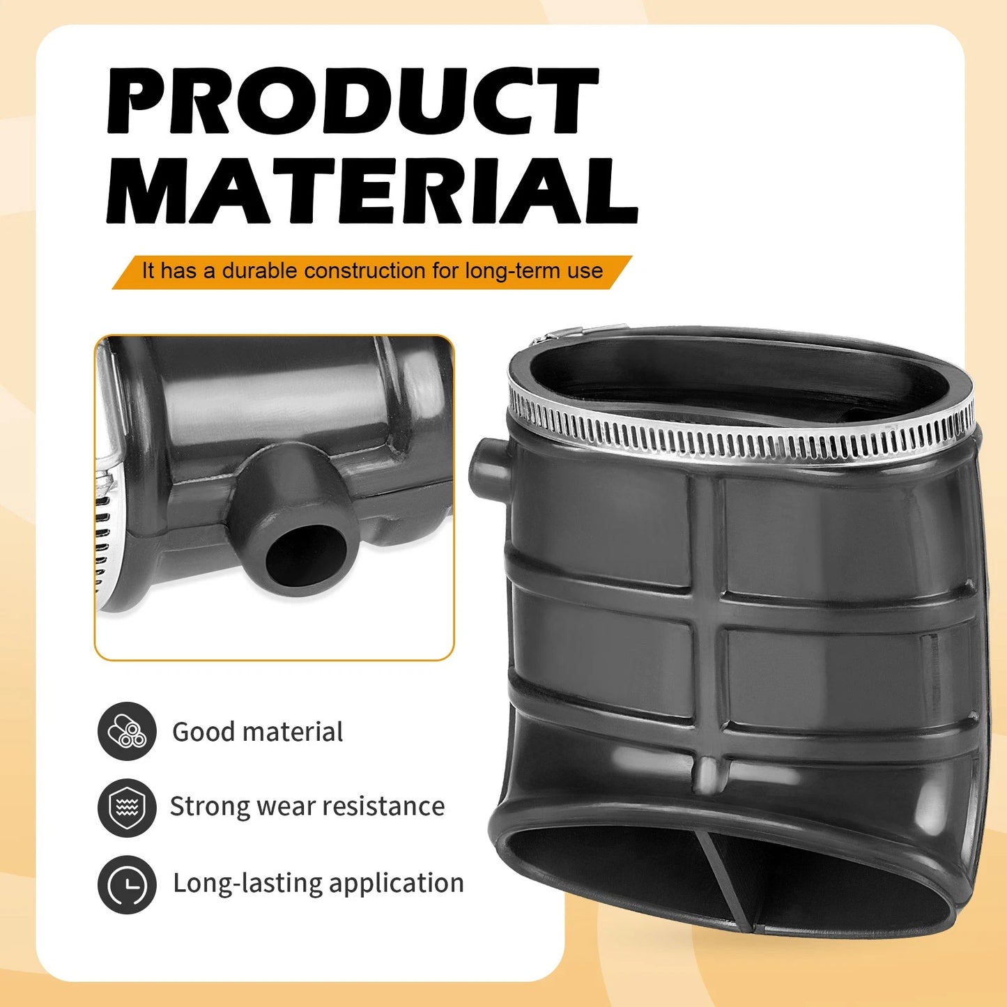 Air Box Intake Duct for Yamaha Raptor 660R YFM660R (2001-2005)