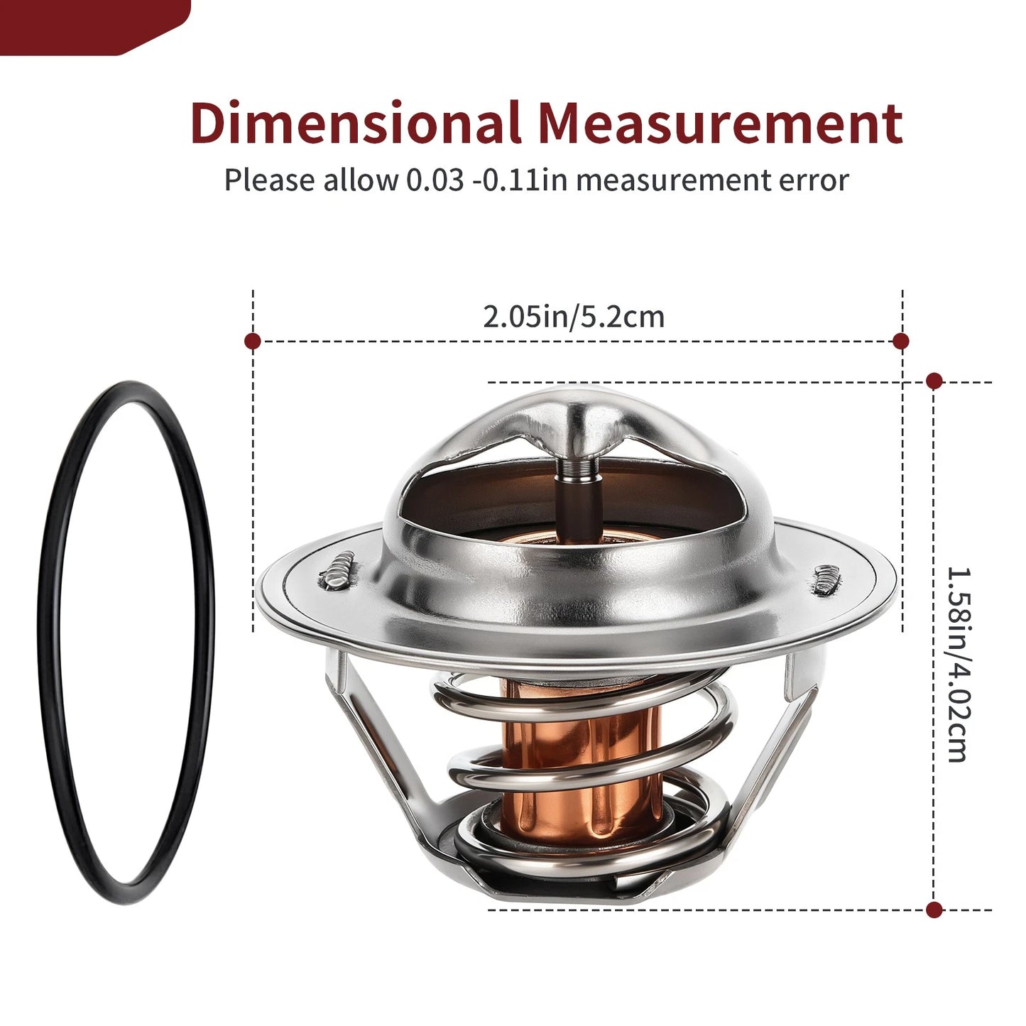 Thermostat + O-Ring for Kawasaki Vulcan 2000 VN2000 A/D/E/F (2004-2010)