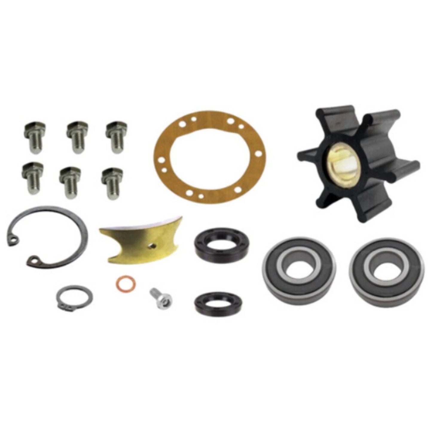 New Water Pump Repair Kit for Yanmar 2GM/2GMF/2GM20F (2.75" OD Gasket)