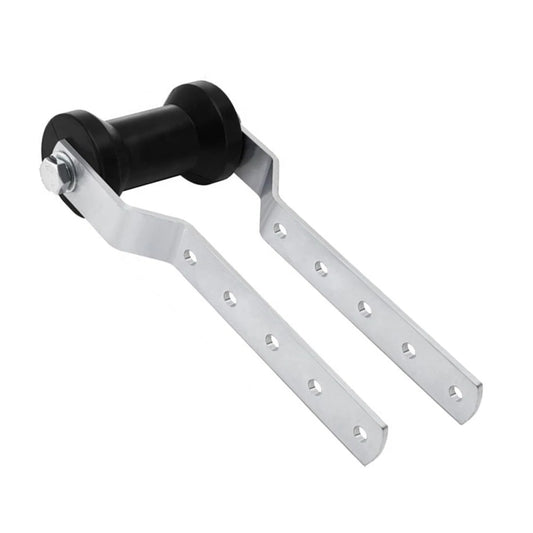 5 Inch Rubber Keel Roller Assembly for Boat Trailers, 3 Inch Wide Tongue