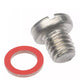 Drain Fill Plug Screw & Gasket Kit for Yamaha Outboards Lower Unit