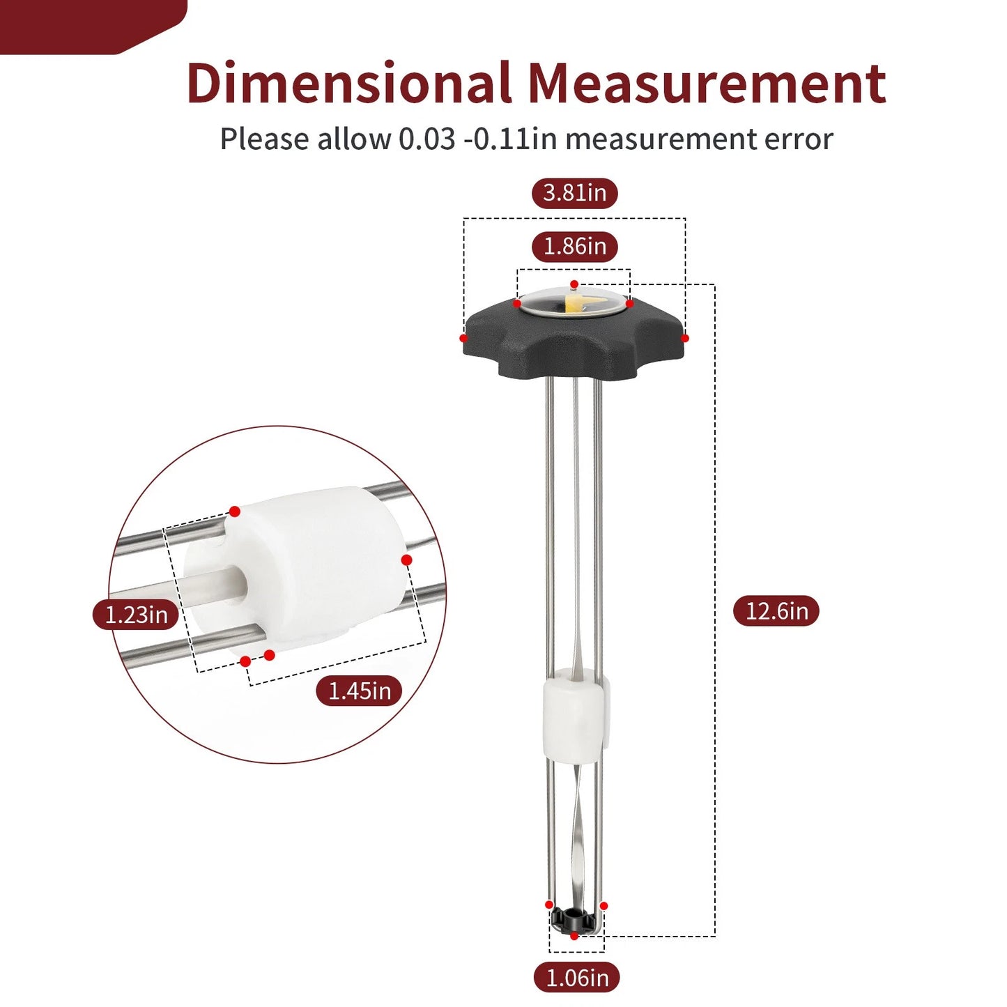 Fuel Gauge Cap for Ski-Doo Skandic/MXZ 380/440/500/600 (1996-2006)
