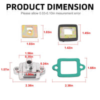 Air Breather Mach Cover Reed Valve Gasket Kit for Polaris Sportsman 700/800 (2005)