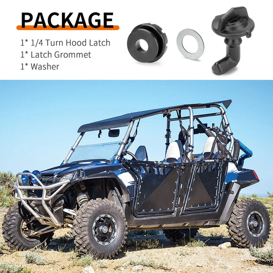 Hood Latch Toggle & Grommet Kit for Polaris RZR 4 800/900 & RZR XP 900