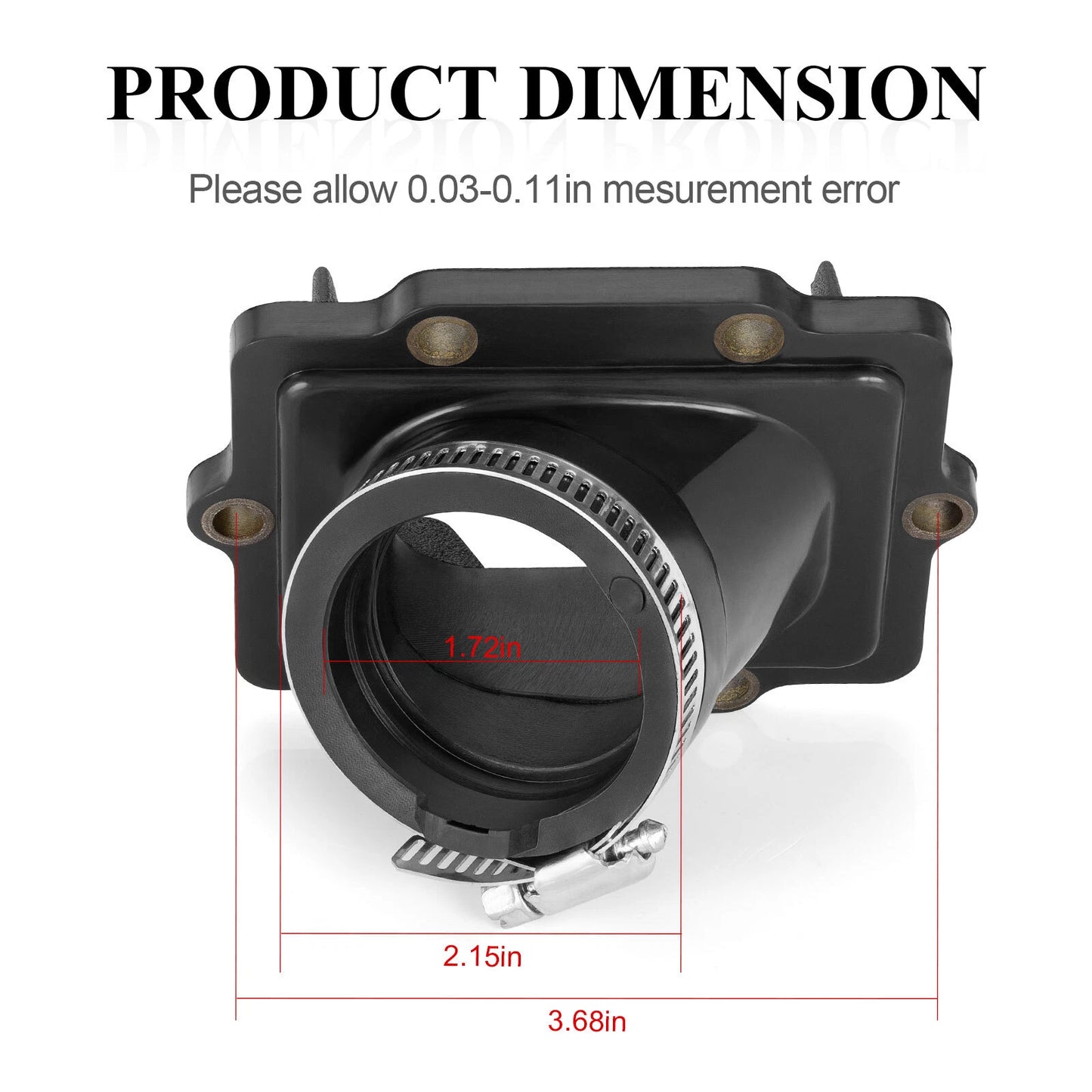 Carburetor Intake Boot for Kawasaki KX500 1989-2004
