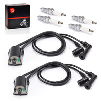 Ignition Coil & Spark Plug for Kawasaki VN1500 Vulcan 1500 Drifter (1999-2005)